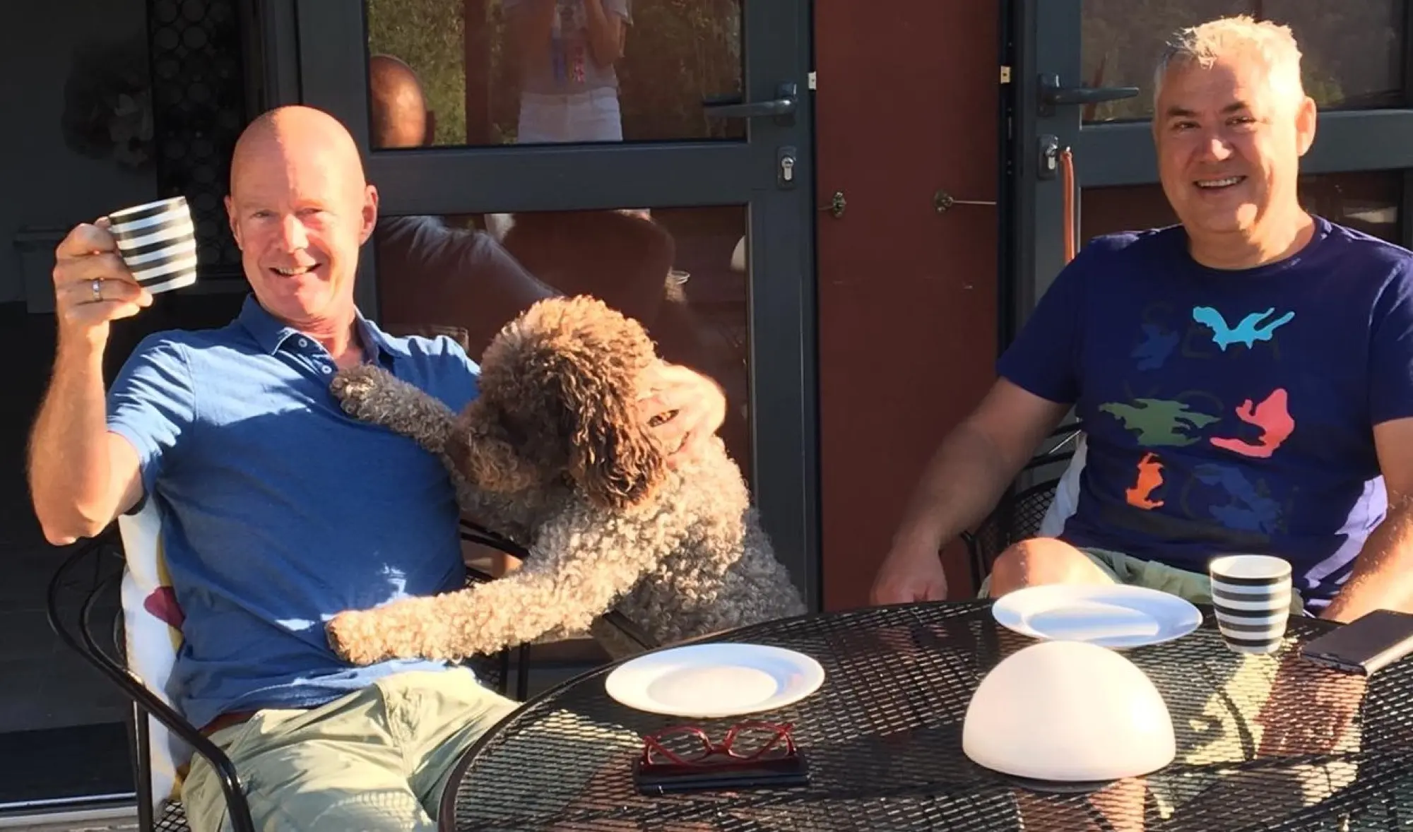 Bert en Helmut, je gastheren op Agriturismo Fraseneggi